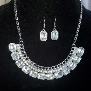 Silver Necklace Set